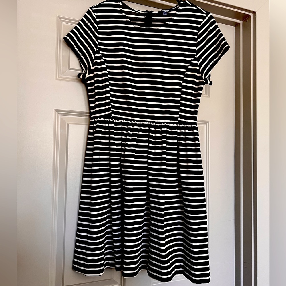 Black & White Striped Dress